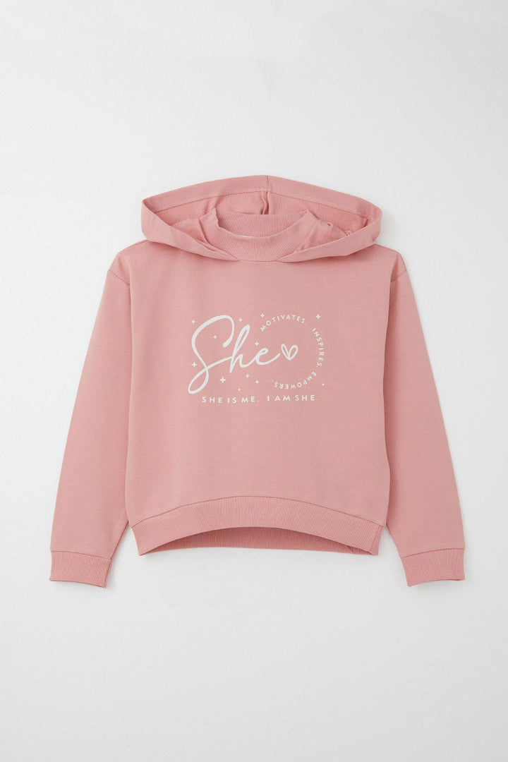 BRE Breeze Girl's Tracksuit with Hoodie, 84 Years, Pink - Níkaia