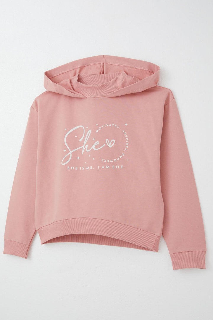 BRE Breeze Girl's Tracksuit with Hoodie, 84 Years, Pink - Níkaia