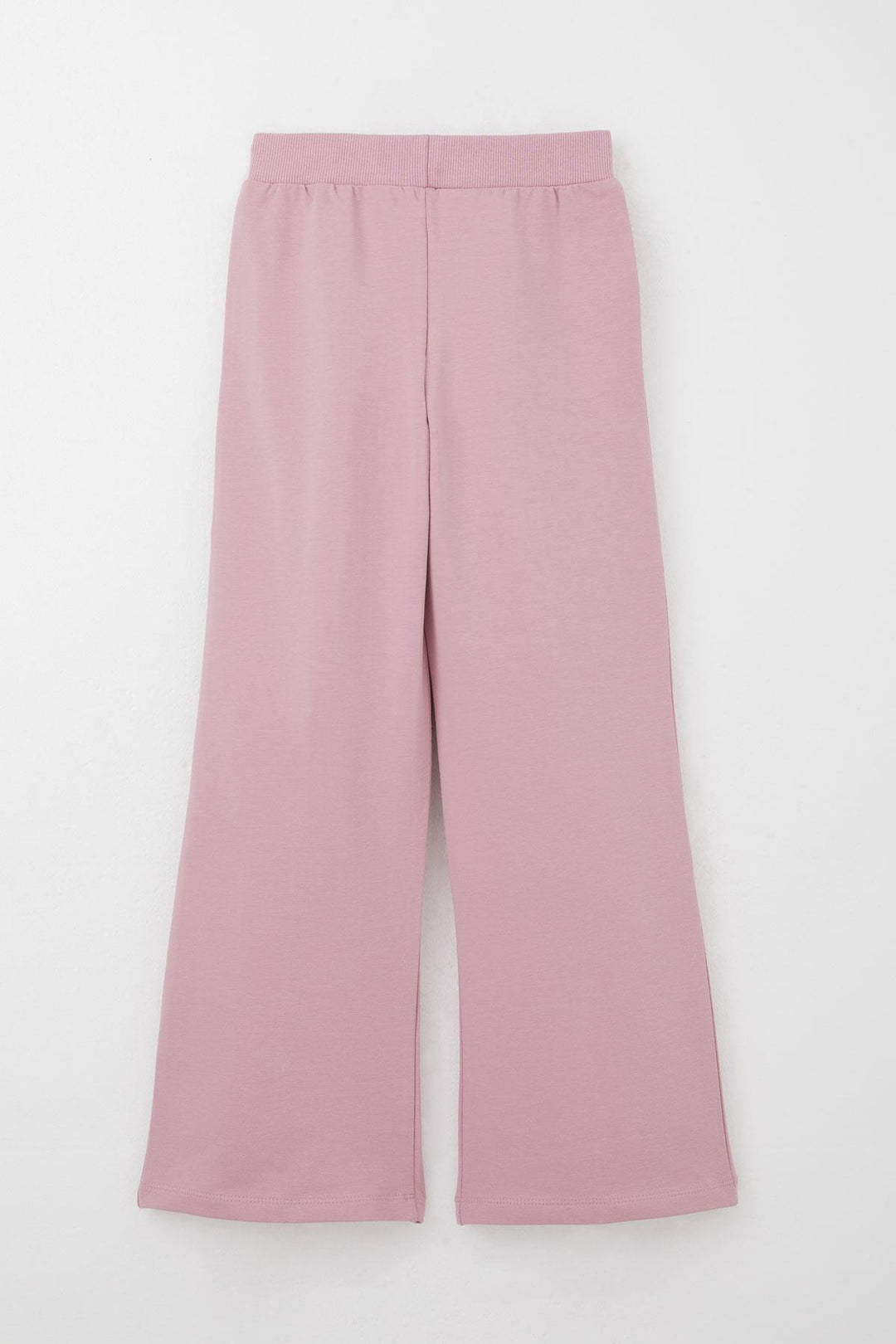 BRE Breeze Girl Child Tracksuit Flower Printed Wide Leg Slit 50 Years, Rose Pink - Olbia