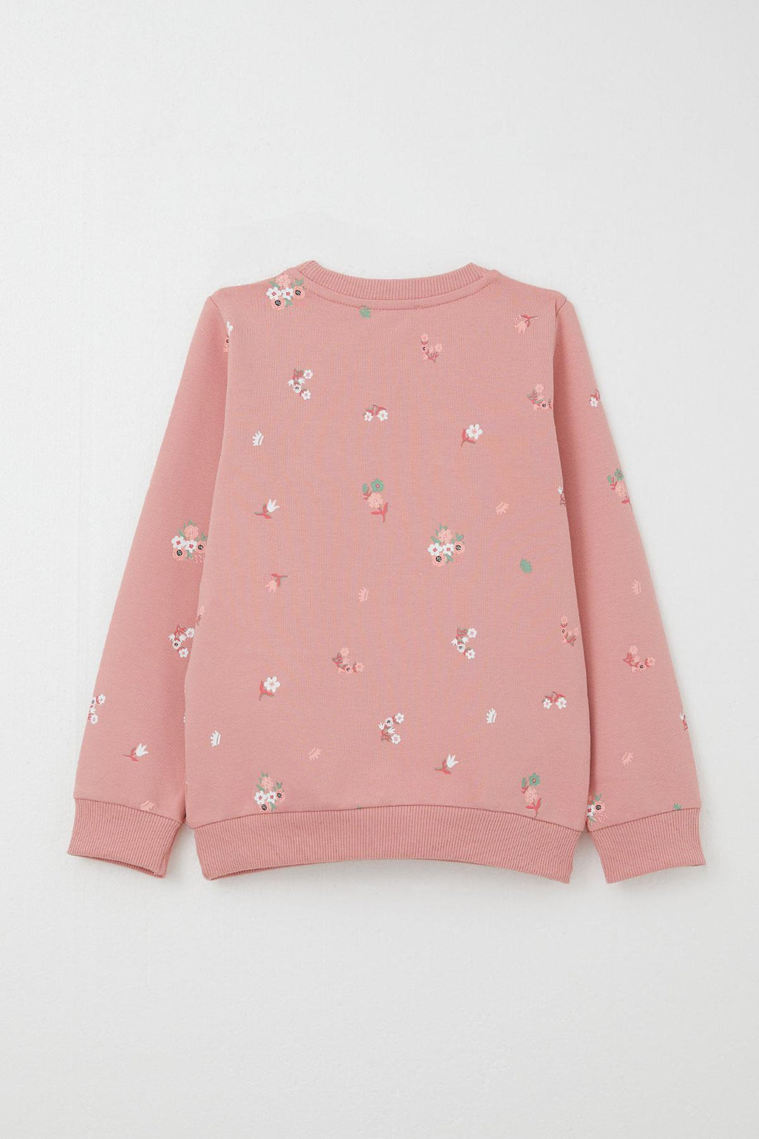 BRE Breeze Girl Child Tracksuit Set with Flower Pattern Print 1-4 Years, Rose Pink - Hicksville
