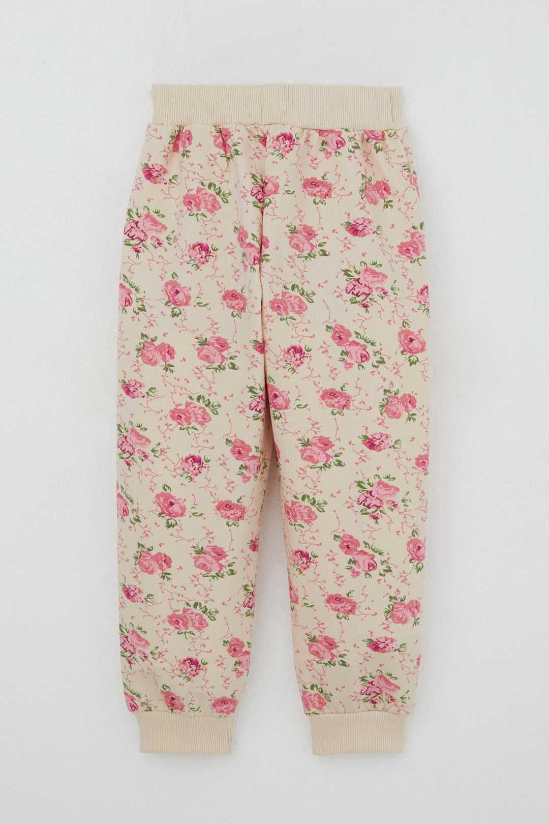 BRE Breeze Girl Child Tracksuit Flower Patterned 1.5-5 Years, Beige - Charlotte