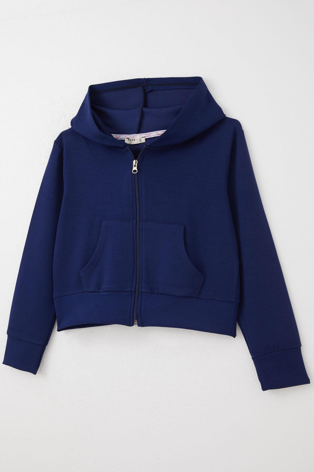 BRE Breeze Girl Child Tracksuit Set with Topstitched Hoodie 84 Years, Navy Blue - Monroe