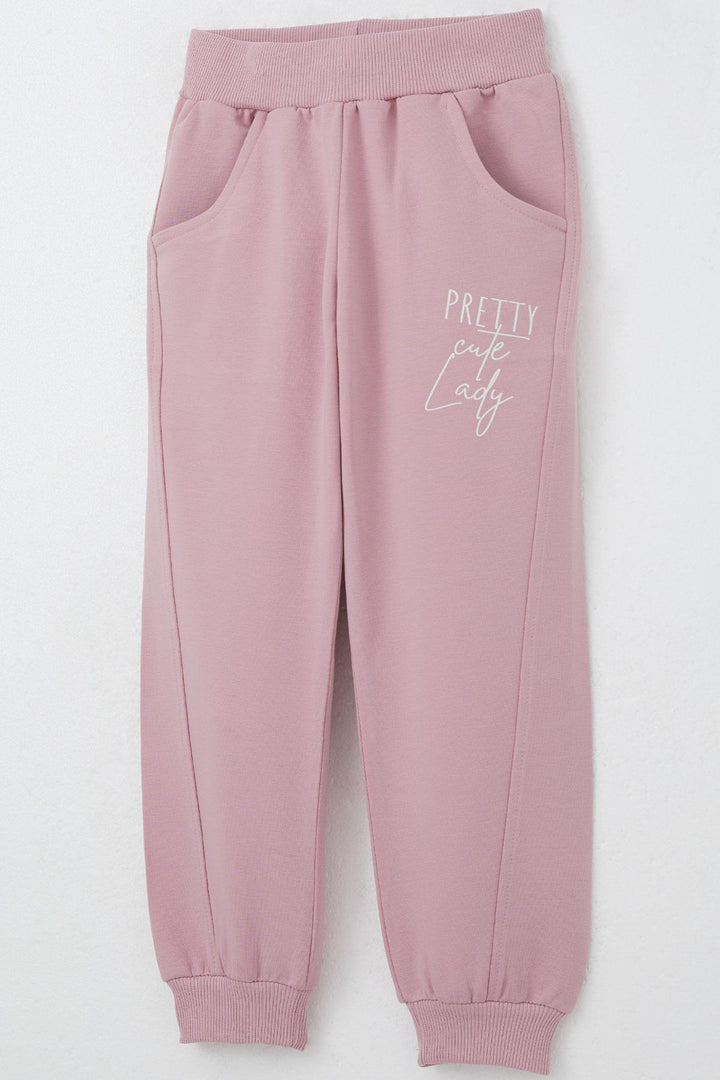 BRE Breeze Girl Child Tracksuit Cool Girl Printed 2-6 Years, Ecru - Cape Breton