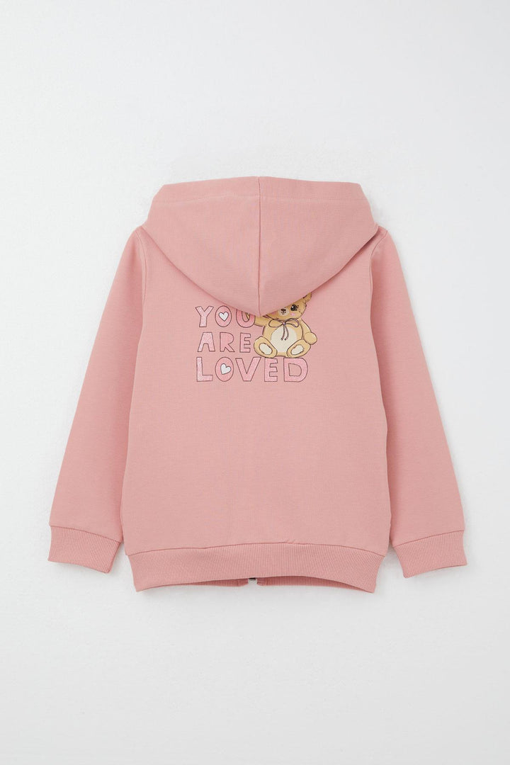 BRE Breeze Girl Child Tracksuit Set Heart Printed Baby Bear 1.5-5 Years, Rose Pink - Medicine Hat
