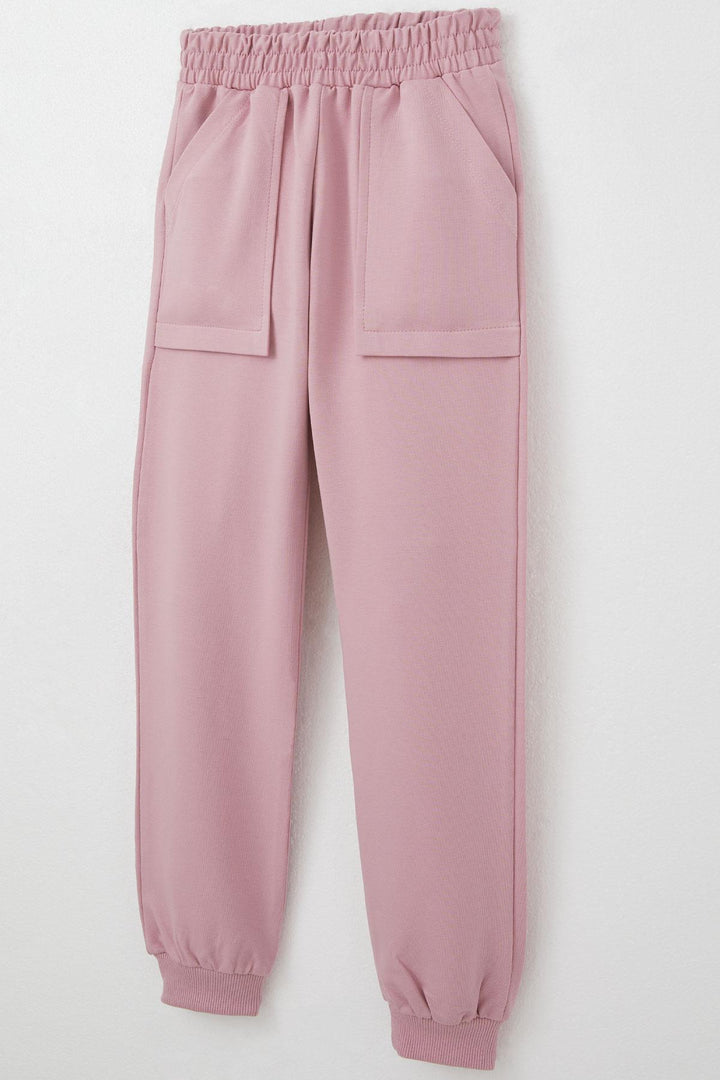 BRE Breeze Girl Child Tracksuit League Themed Front V Stitched 50 Years, Pink - Enid