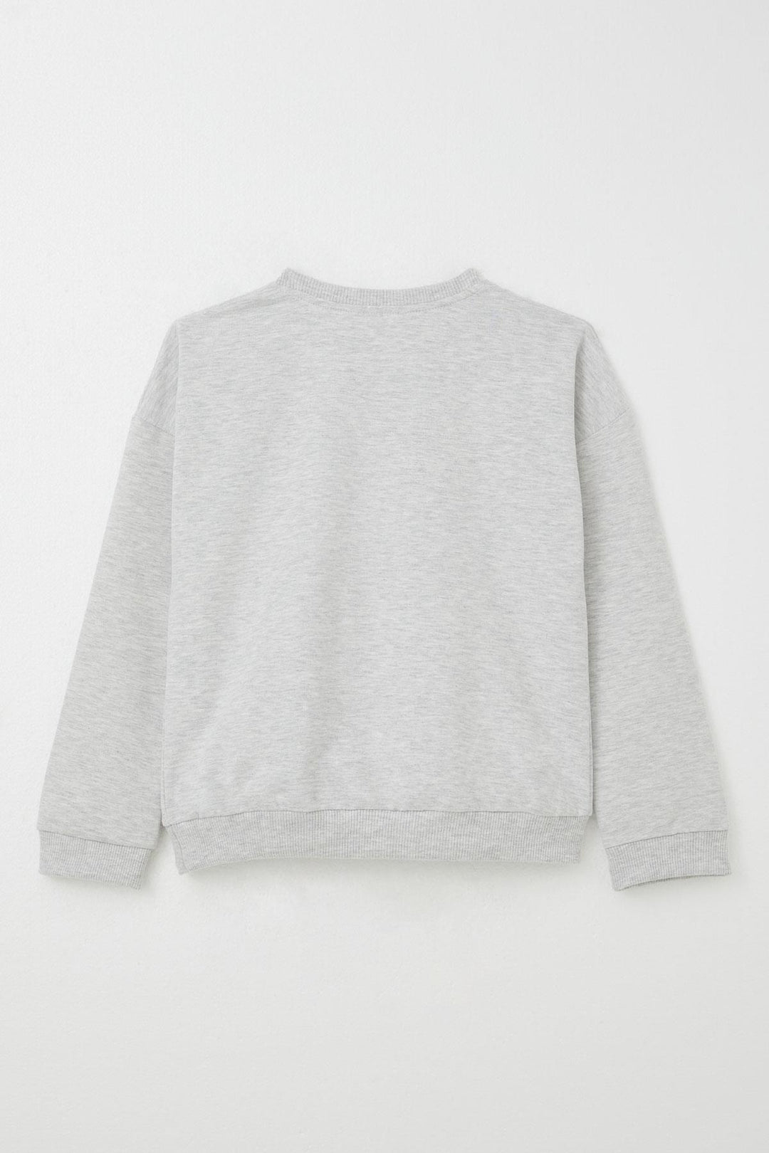 BRE Breeze Girl Child Tracksuit League Themed Front V Stitched 50 Years, Light Grey Melange - Martinez