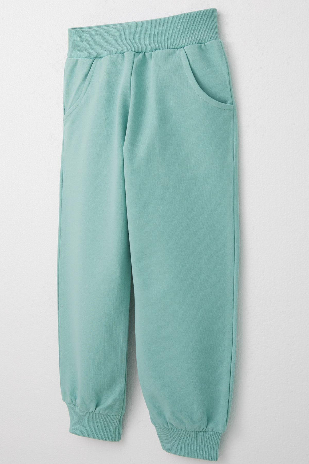 BRE Breeze Girl Child Tracksuit with Cute Heart Pocket Detail and Lovely Bear Embroidery, 2-6 Years, Water Green - Barnsley