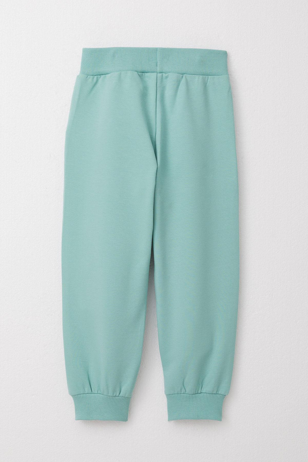 BRE Breeze Girl Child Tracksuit with Cute Heart Pocket Detail and Lovely Bear Embroidery, 2-6 Years, Water Green - Barnsley