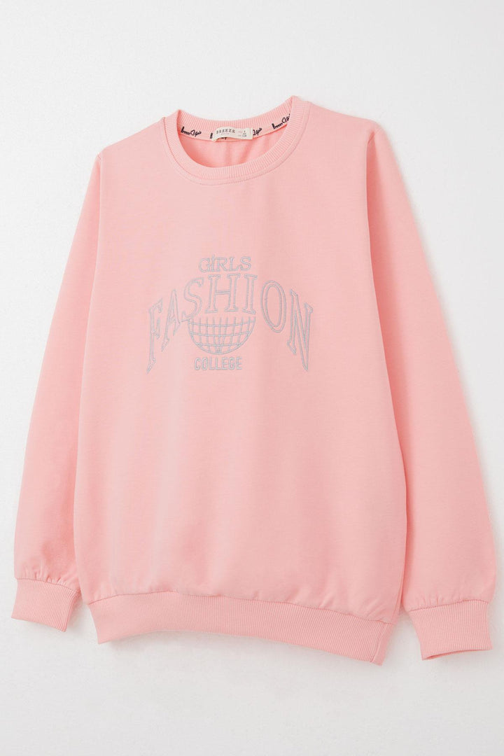 BRE Breeze Girl Child Tracksuit Fashion Themed Writing Embroidered 82 Years, Pink - Nuremberg