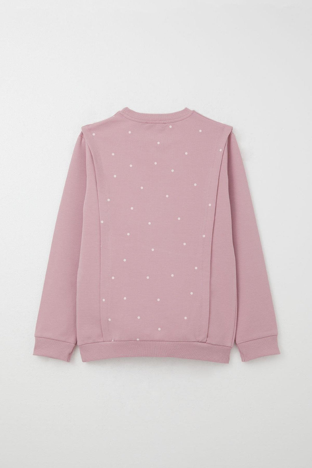 BRE Breeze Girl Child Tracksuit Happiness Themed Polka Dot Patterned 4-8 Years, Rose Pink - Colmenar Viejo