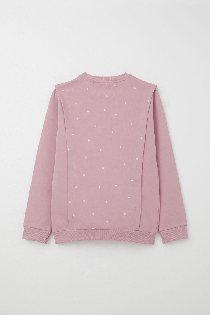 BRE Breeze Girl Child Tracksuit Happiness Themed Polka Dot Patterned 4-8 Years, Rose Pink - Colmenar Viejo