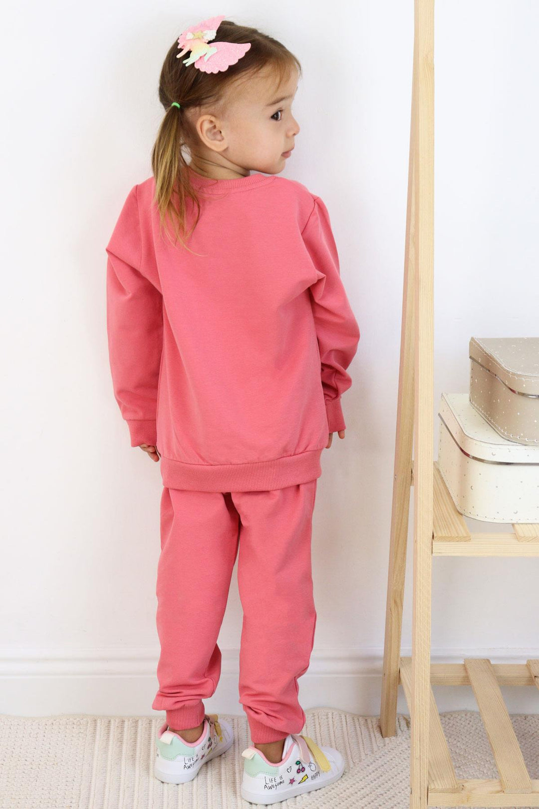 BRE Breeze Girl Child Tracksuit Player Girl Printed 1.5-5 Years, Pink - Battipaglia