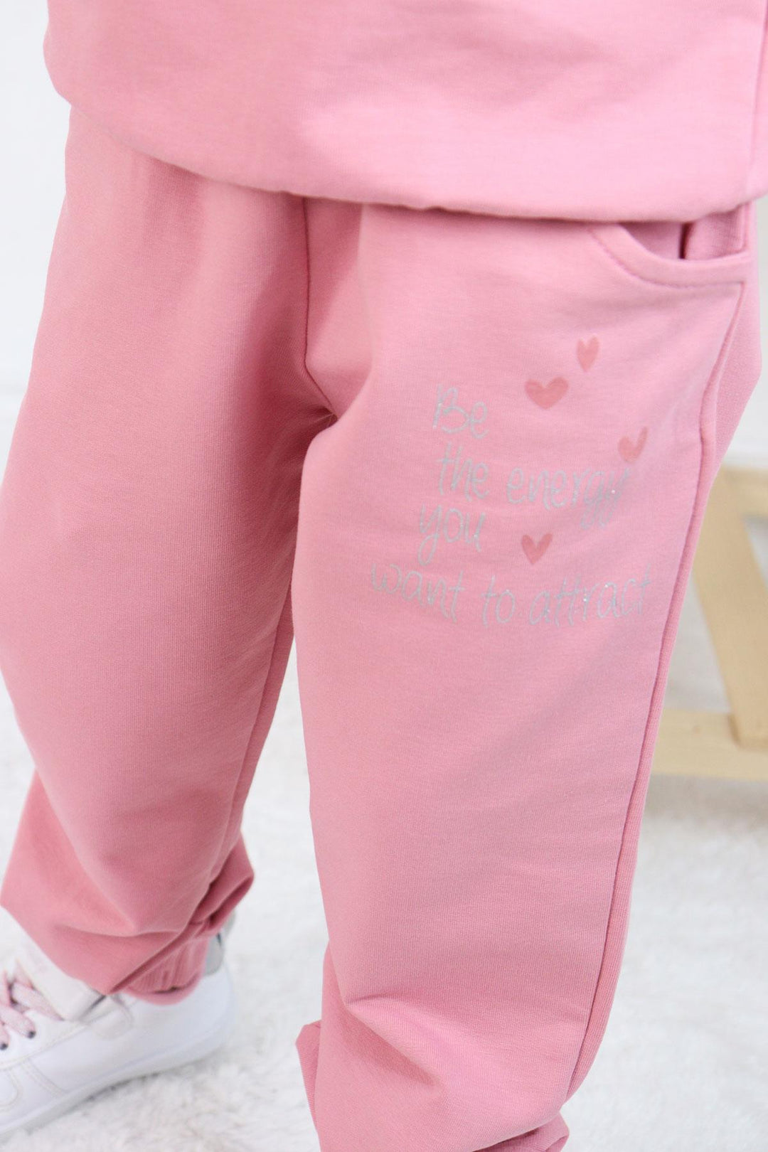 BRE Breeze Girl Child Tracksuit Colorful Flower Bouquet Printed 1.5-5 Years, Rose Pink - Paredes