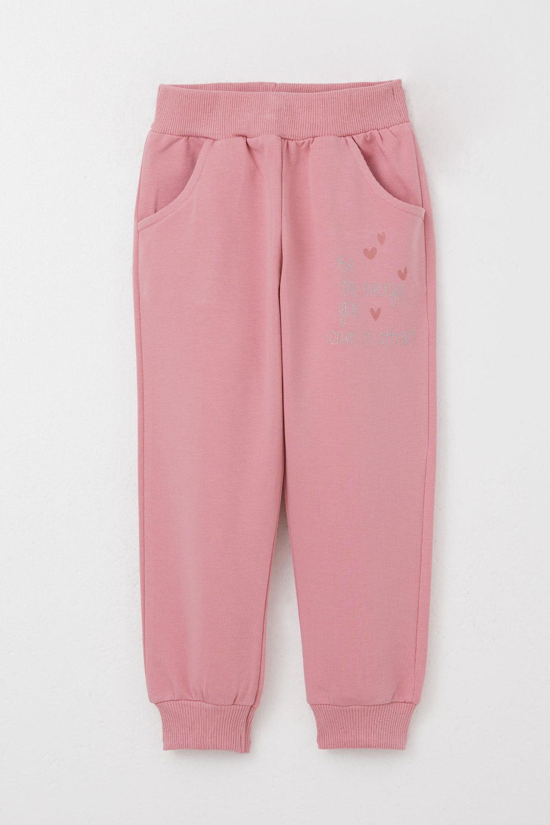 BRE Breeze Girl Child Tracksuit Colorful Flower Bouquet Printed 1.5-5 Years, Rose Pink - Paredes