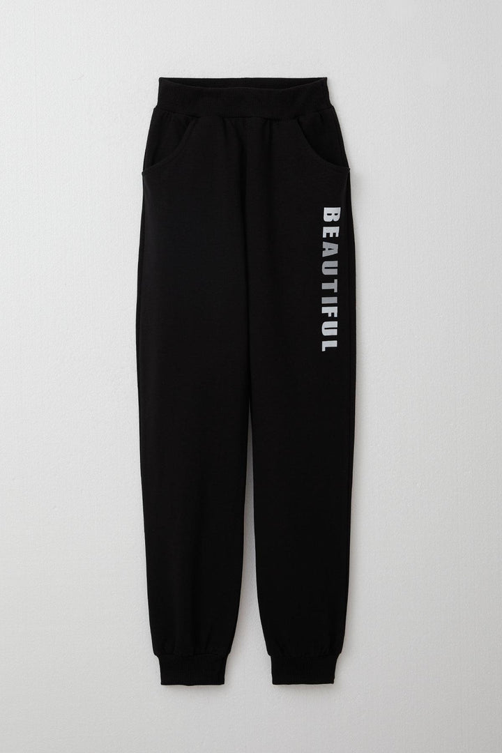 BRE Breeze Girl's Tracksuit Colorful Printed with Text 82 Years, White - Lodi