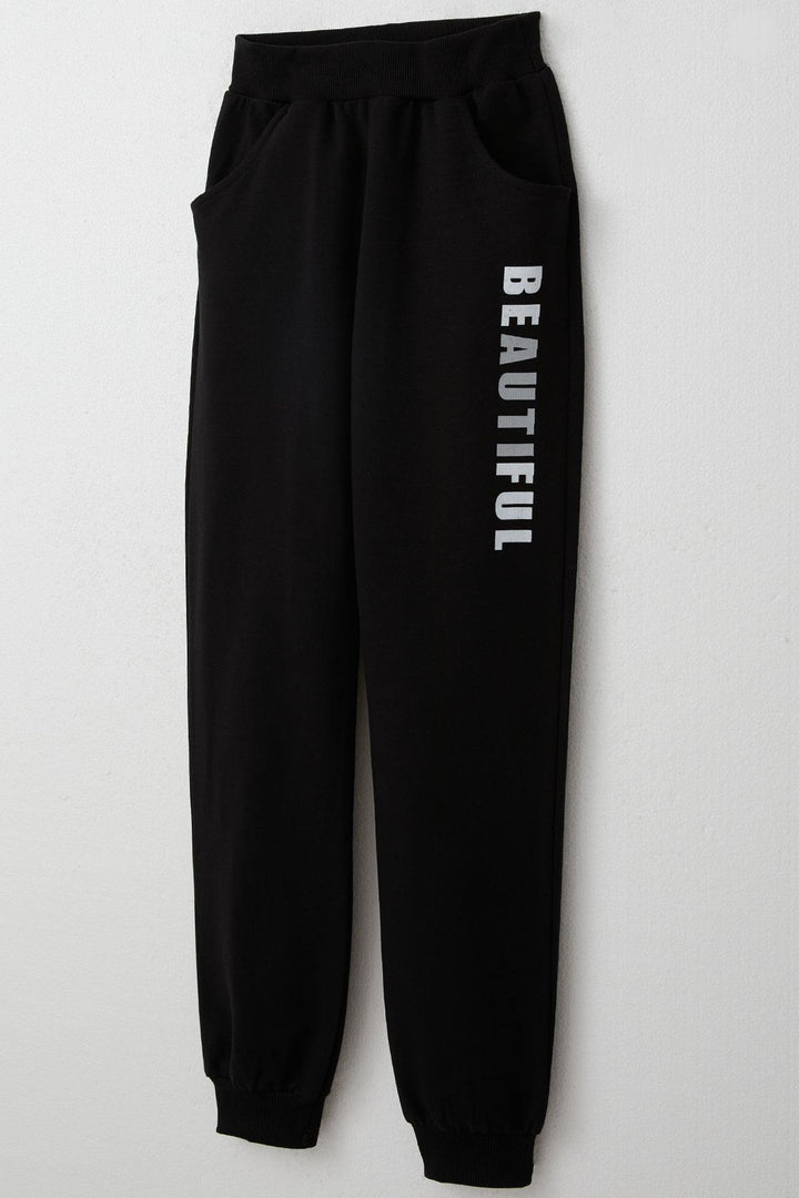 BRE Breeze Girl's Tracksuit Colorful Printed with Text 82 Years, White - Lodi