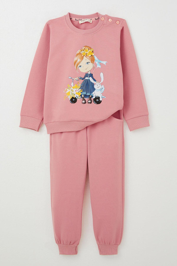 BRE Breeze Girl Child Tracksuit Scooter Girl Printed 1.5-5 Years, Pink - Roquetas de Mar