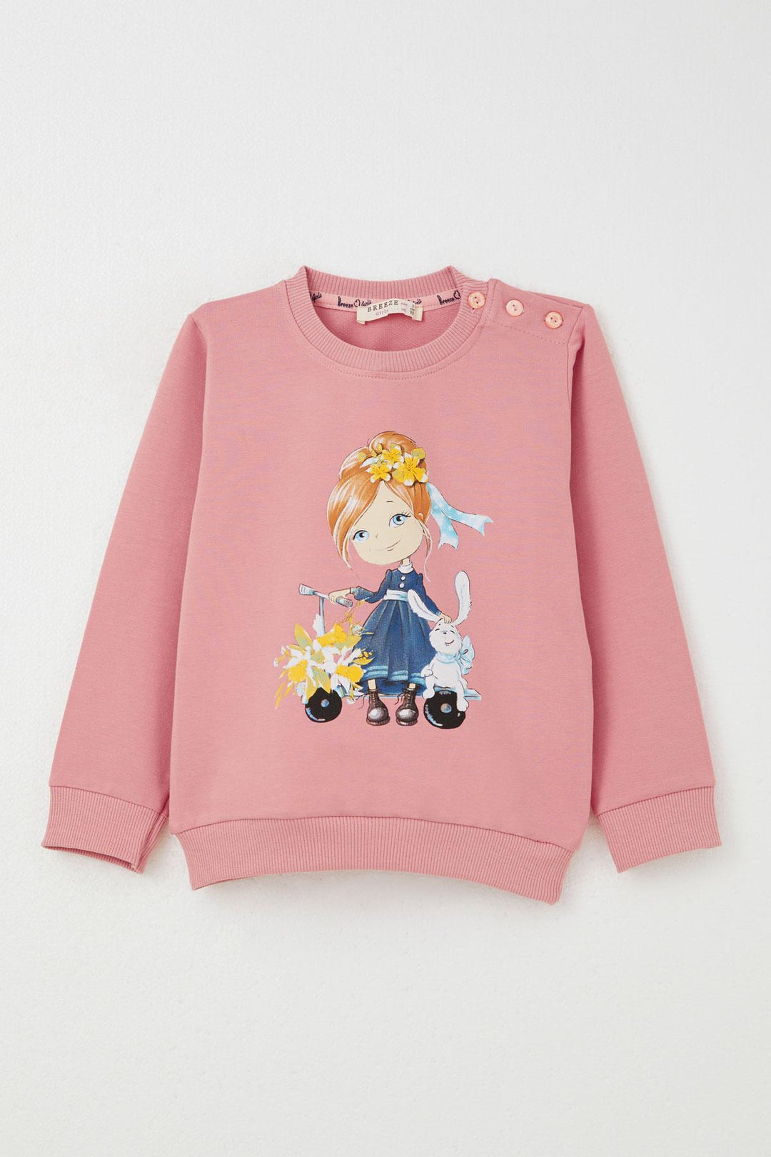 BRE Breeze Girl Child Tracksuit Scooter Girl Printed 1.5-5 Years, Pink - Roquetas de Mar