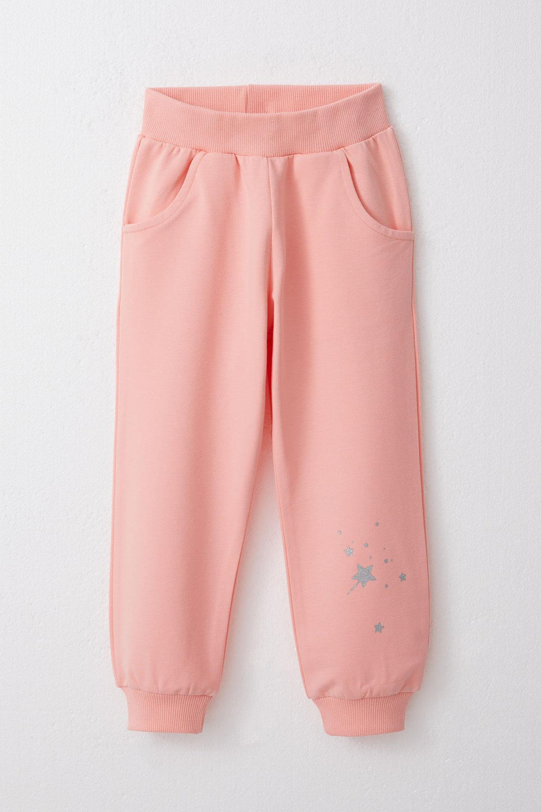 BRE Breeze Girl Child Tracksuit Cute Magician Bunny Printed 1-4 Years, Beige Melange - Newton
