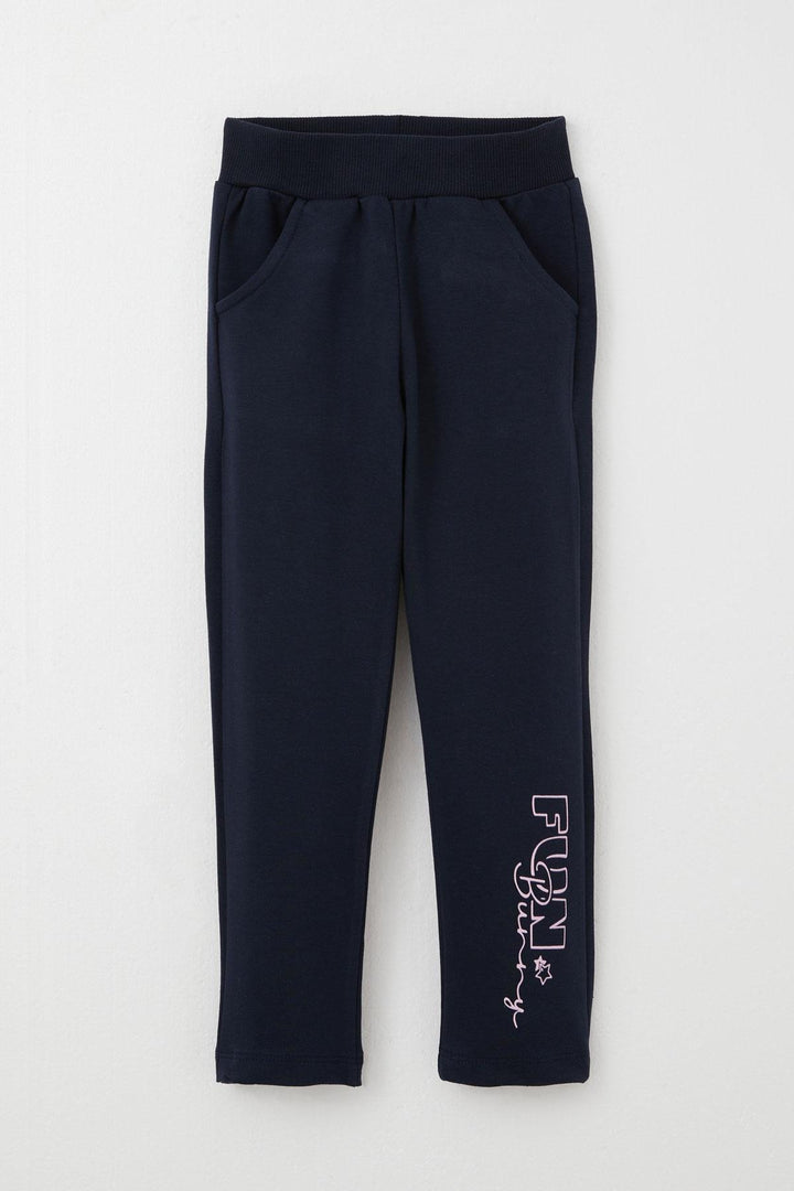 BRE Breeze Girl's Tracksuit with Cute Bunny Print, 3-8 Years, Pink - Ieper
