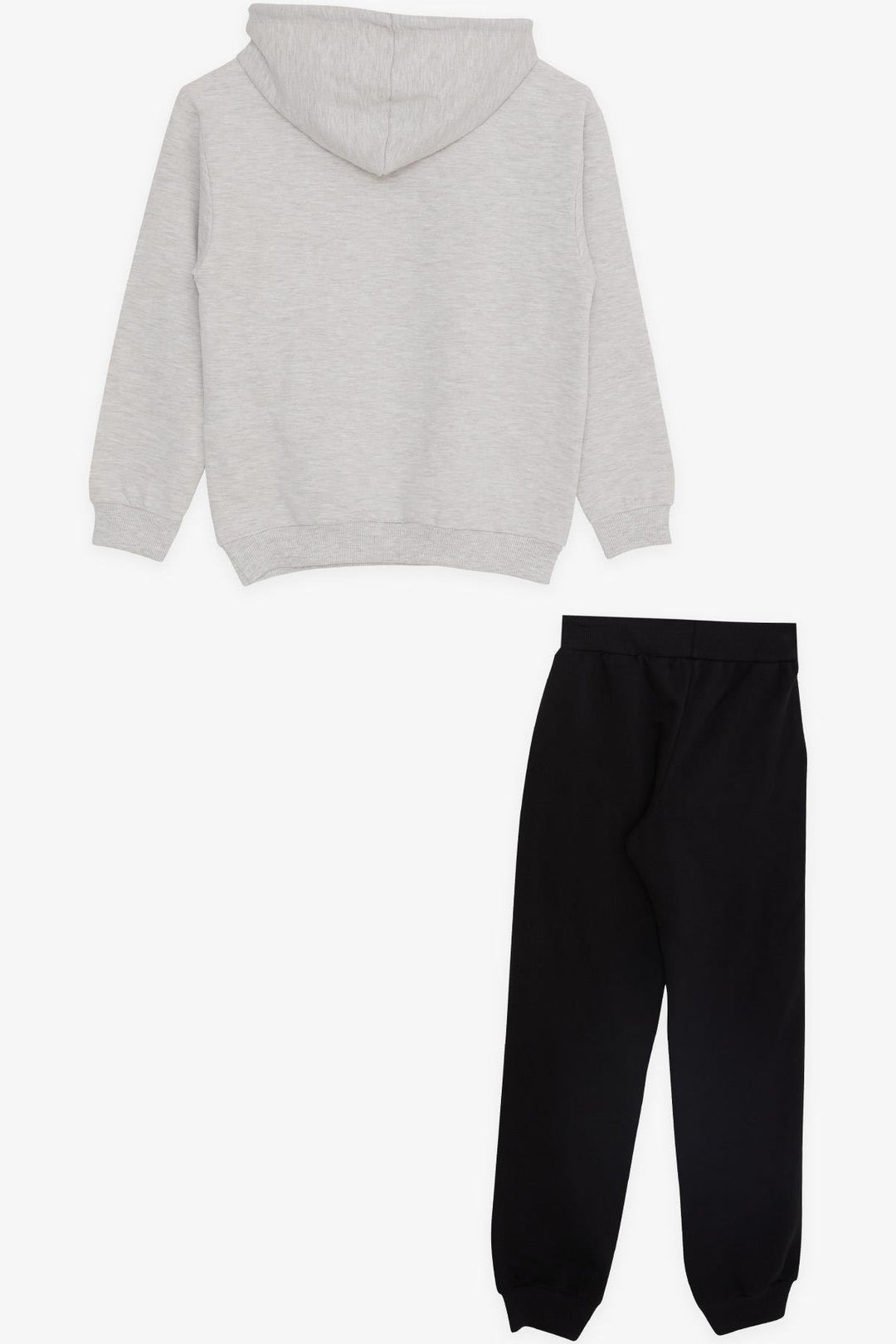 BRE Breeze Girl Child Tracksuit with Rhinestone Printed Hoodie 82 Years, Beige Melange - Culver City