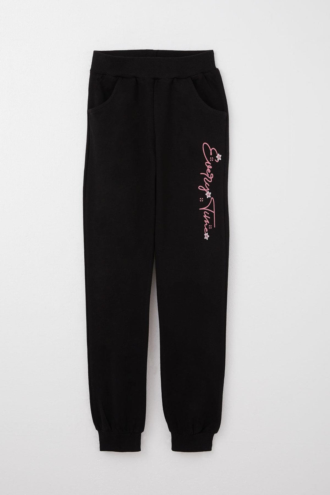 BRE Breeze Girl Child Tracksuit Printed with Flower Writing 62 Years, Rose Pink - Lochau