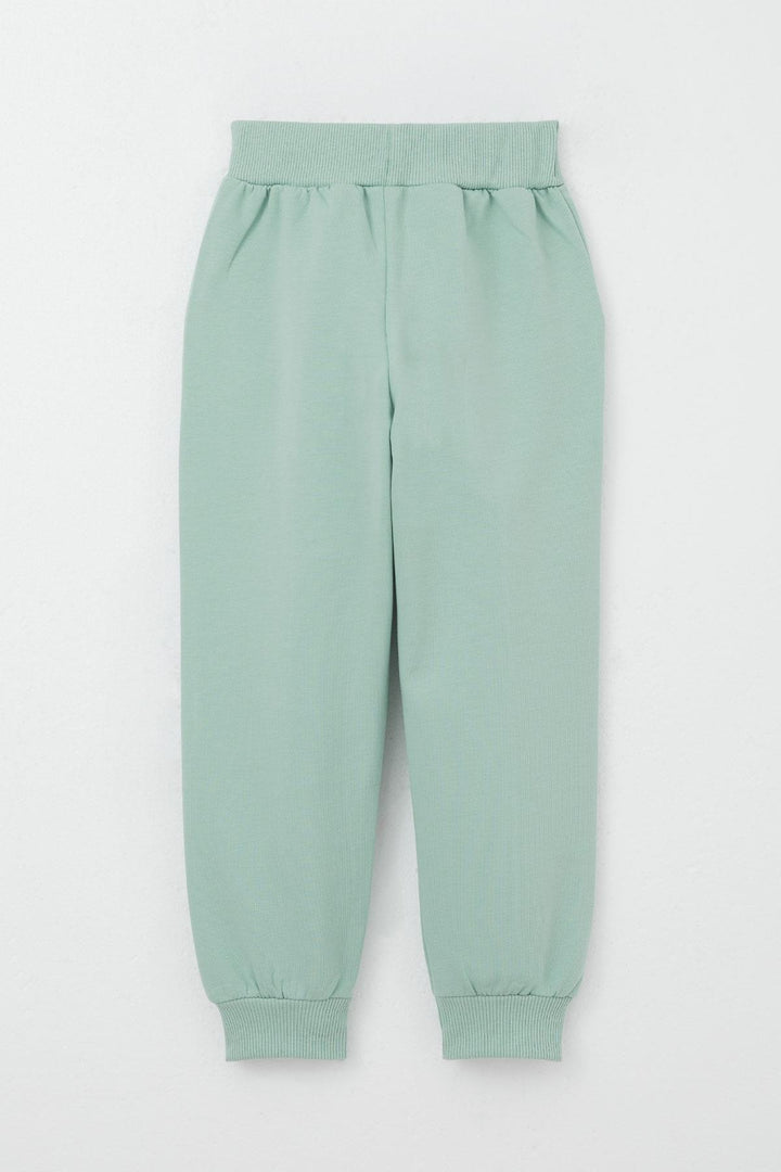 BRE Breeze Girl Child Tracksuit Printed with Heart and Star for 3-7 Years, Aqua Green - Arlington