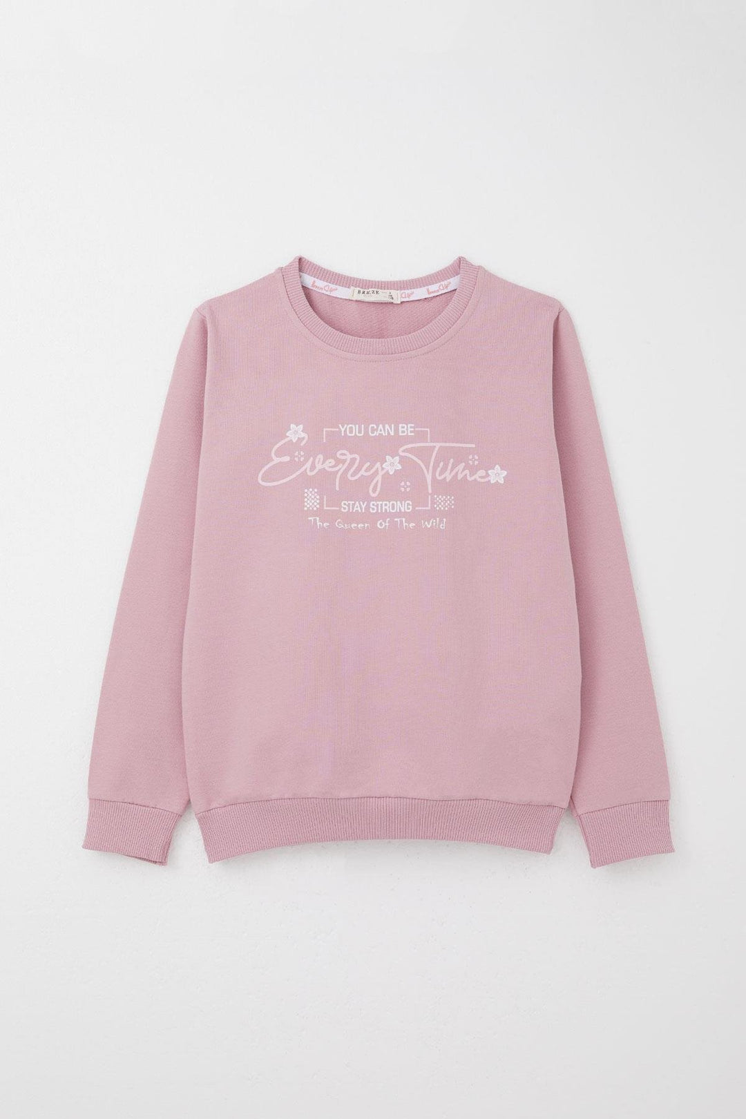 BRE Breeze Girl Child Tracksuit Printed with Flower Pattern 62 Years, Rose Pink - West Bridgford