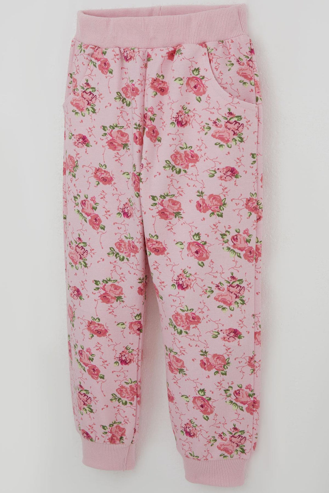 BRE Breeze Kız Çocuk Eşofman Takım Çiçek Desenli 1.5-5 Yaş, Pembe - Lynn