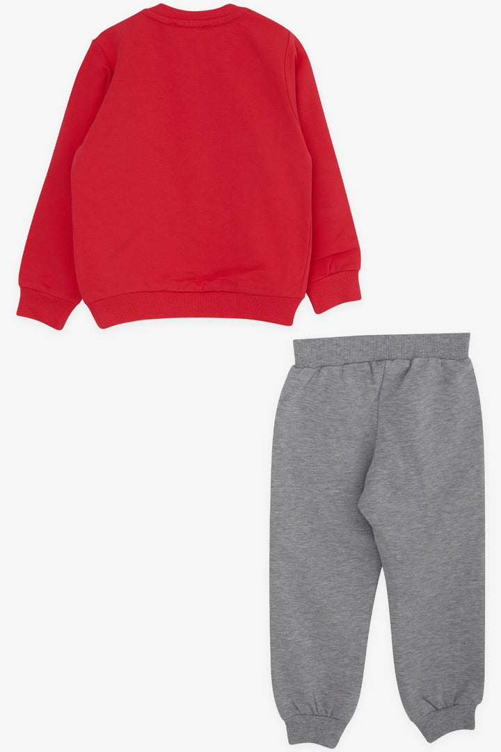 BRE Breeze Girl Child Tracksuit Set Sequined Star 2-6 Years, Pomegranate - Vergína