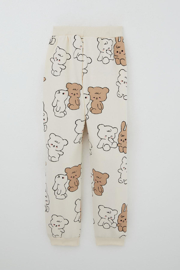 BRE Breeze Girl's Tracksuit Cute Friends 4-8 Years, Cream - Helmond