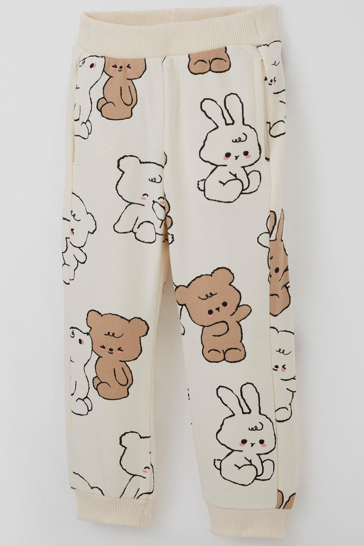 BRE Breeze Girl's Tracksuit Cute Friends 2-6 Years, Cream - San Cristóbal