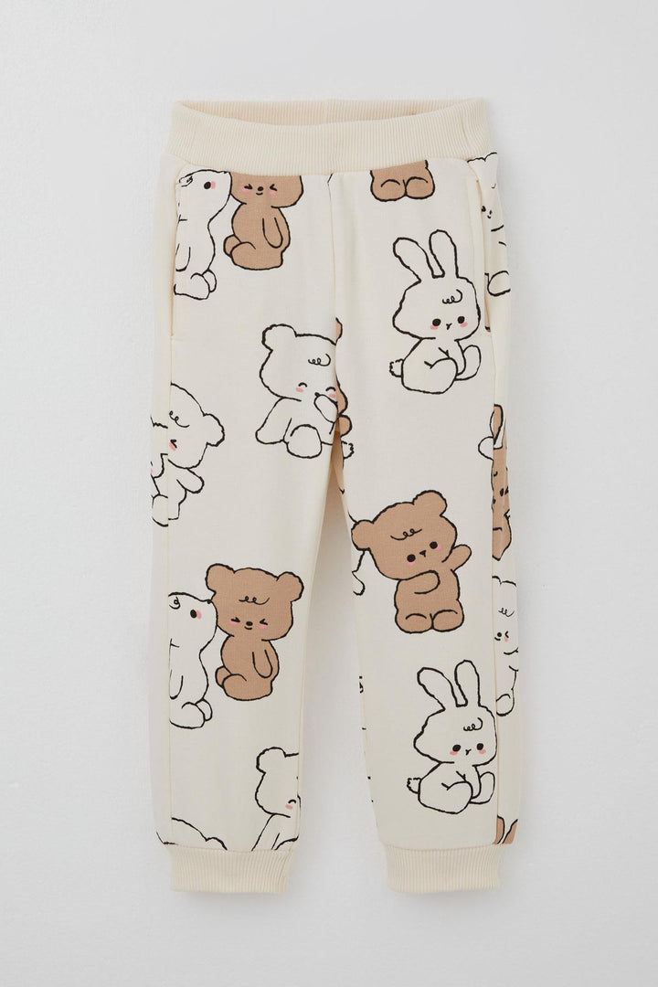 BRE Breeze Girl's Tracksuit Cute Friends 2-6 Years, Cream - San Cristóbal