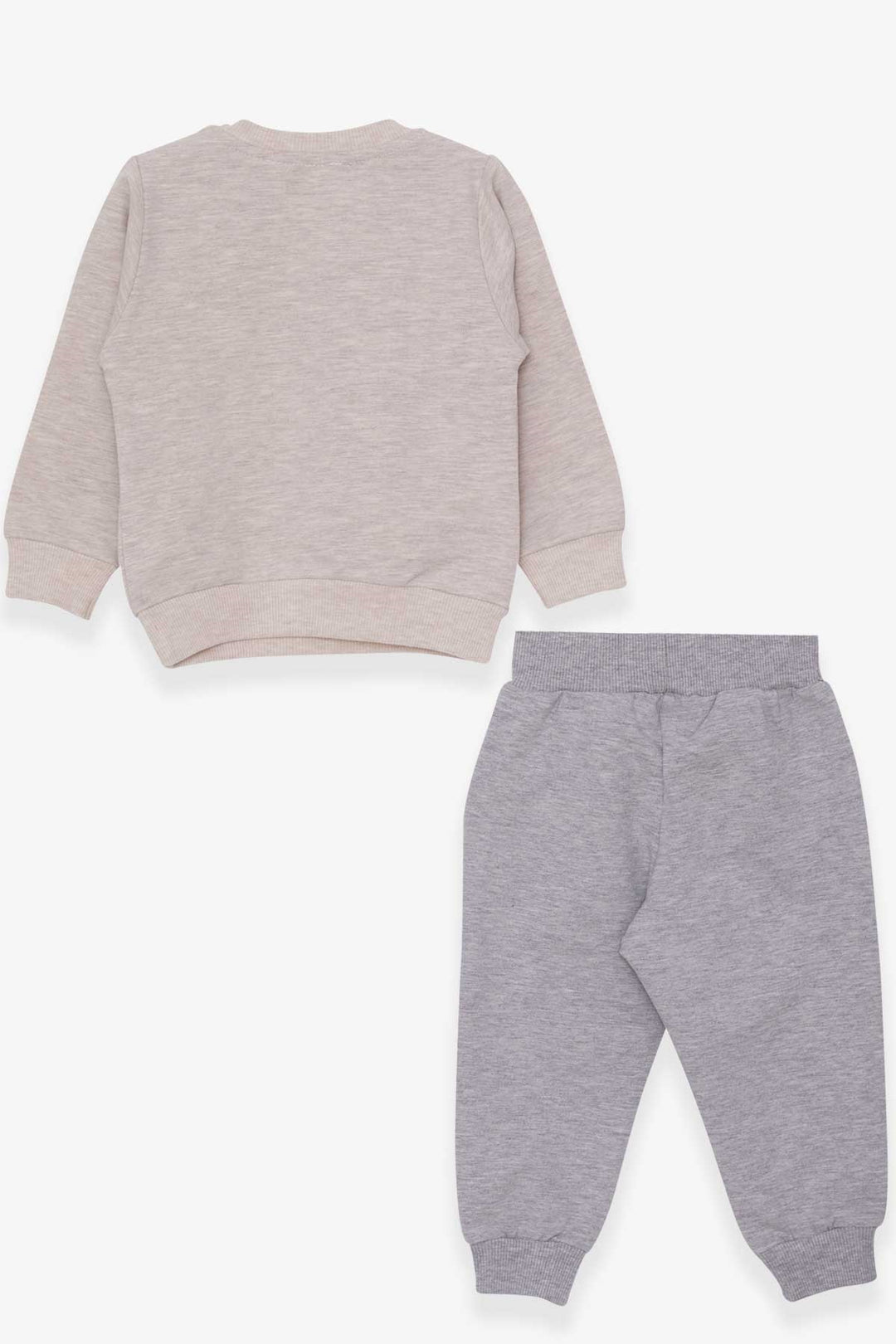 BRE Breeze Girl Child Tracksuit Unicorn Printed 1-4 Years, Beige Melange - Cerignola
