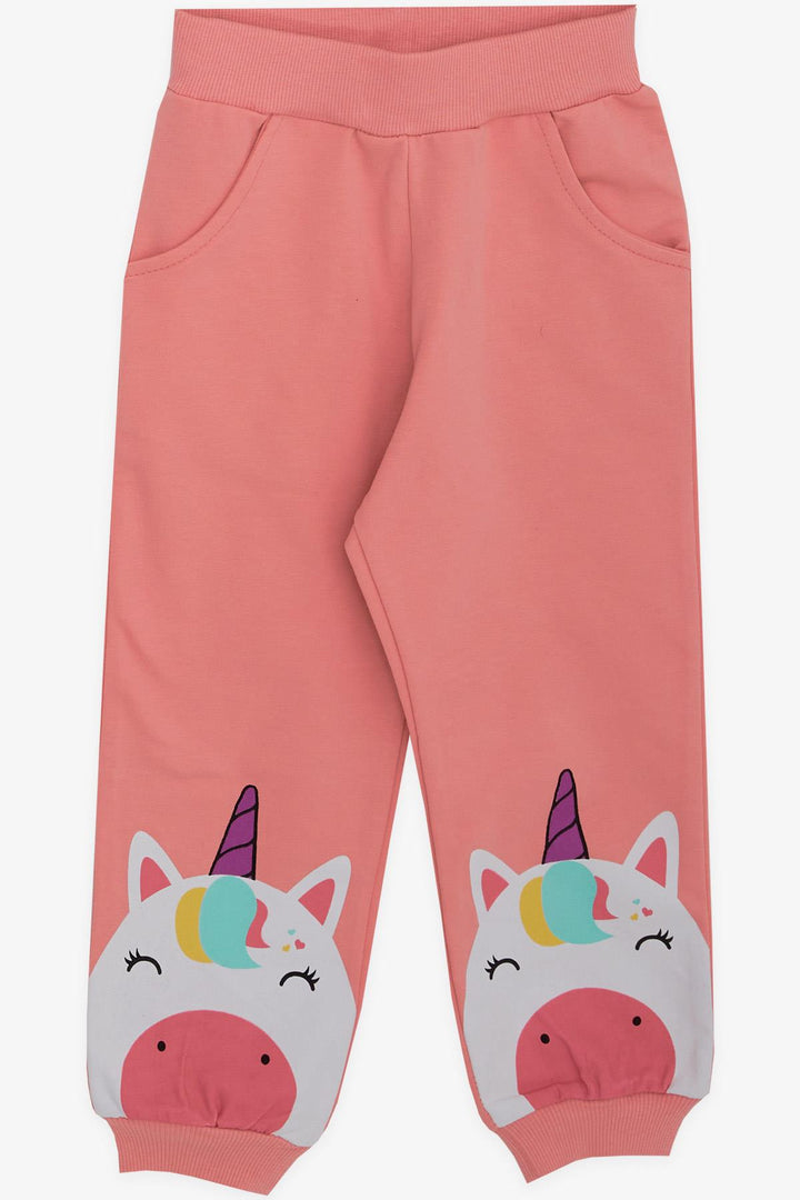 BRE Breeze Girl Child Tracksuit Unicorn Printed 1-4 Years, Powder - Xicotepec de Juárez