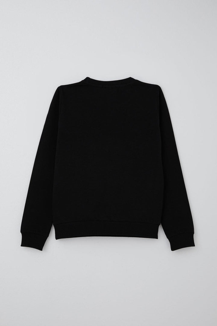 BRE Breeze Girl Child Skirt Suit with Stone Embroidery and Bow Accessory, 62 Years, Black - Nettetal