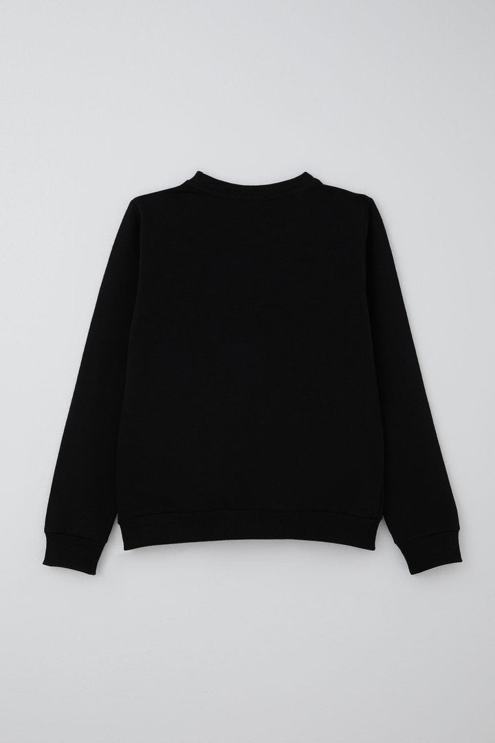 BRE Breeze Girl Child Skirt Suit with Stone Embroidery and Bow Accessory, 62 Years, Black - Killeen