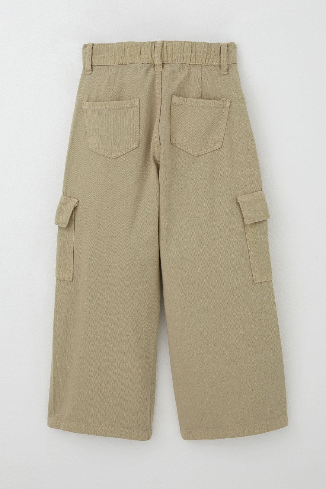 BRE Datagridviewtextboxcolumn { Name = Brand, Index = 5 } Girls' Gabardine Cargo Pants with Pocket Details, 54 Years, Khaki Green - McKinney