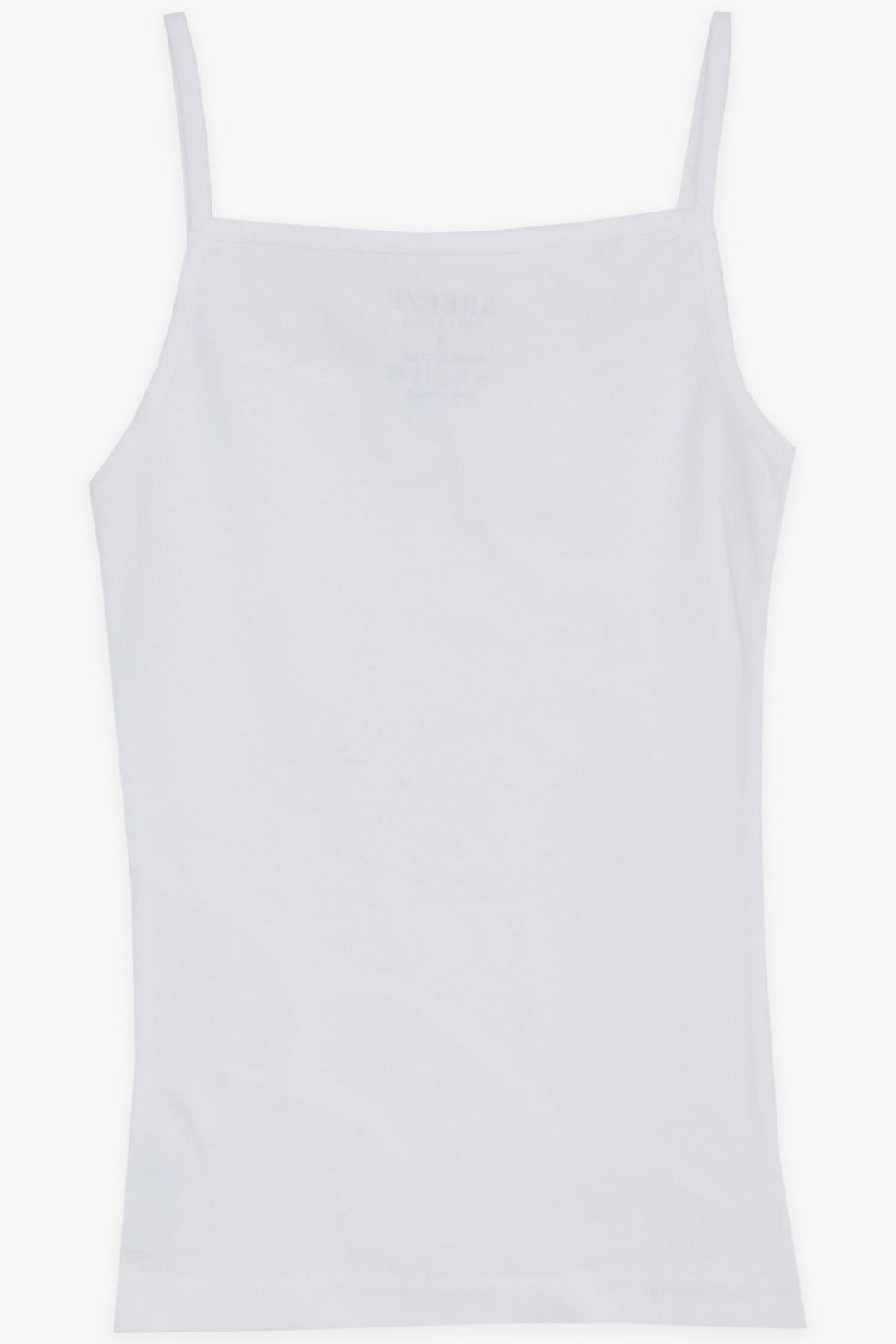 BRE Breeze Girl's Thin-Strapped Tank Top, 3-7 Years, White - Doetinchem