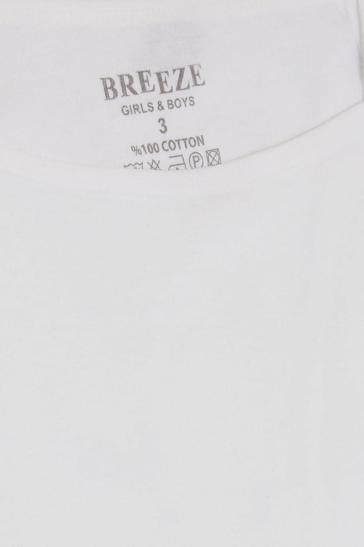 BRE Breeze Girl's Thin-Strapped Tank Top, 3-7 Years, White - Doetinchem