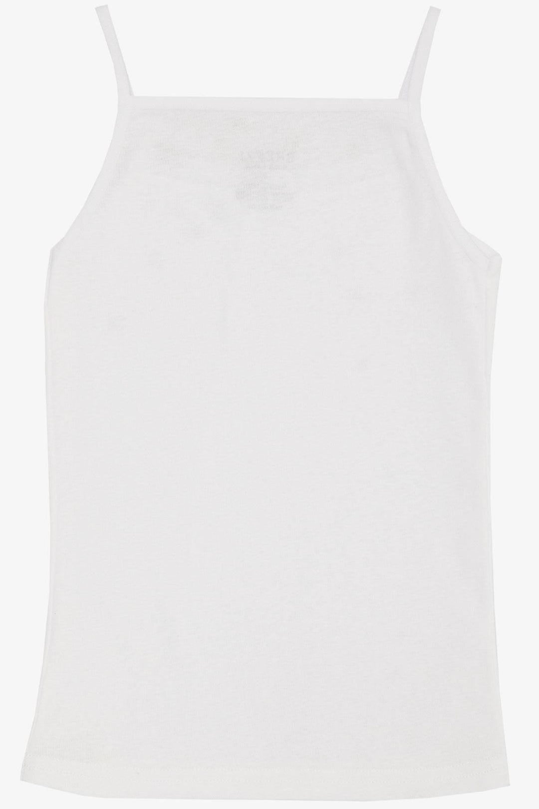 BRE Breeze Girl's Thin-Strapped Lace Tank Top, White, 33 Years - Carcassonne