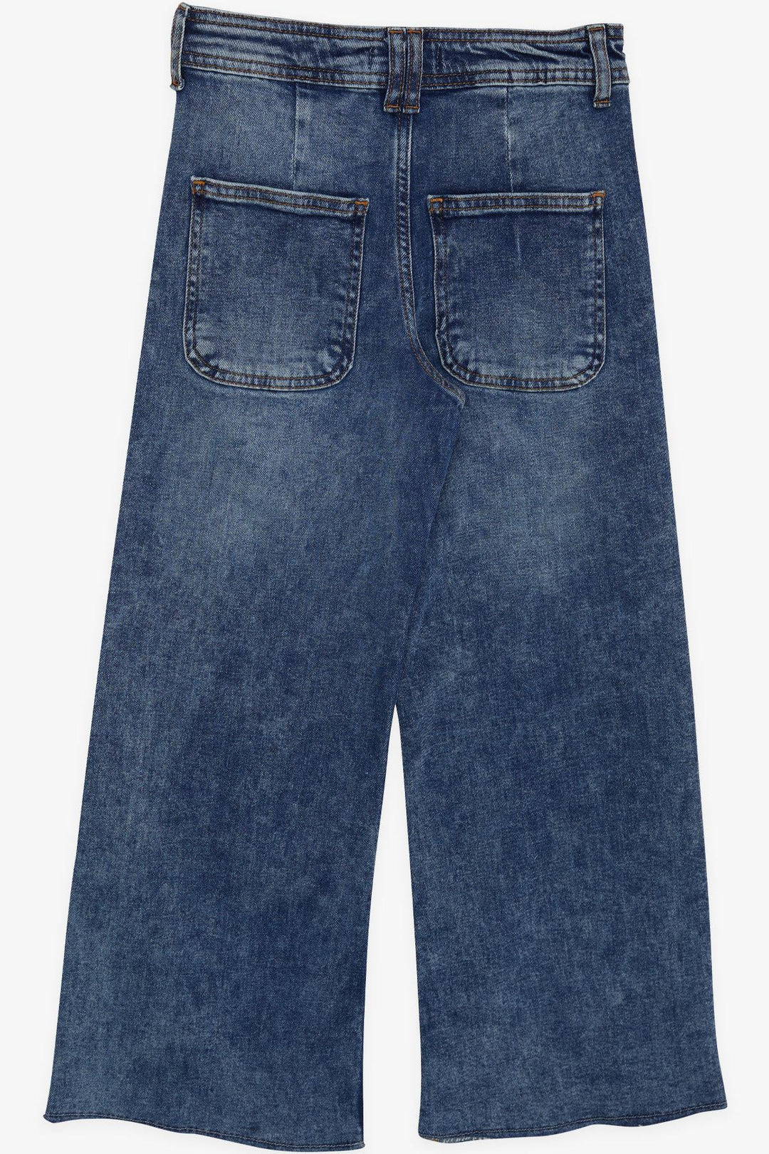 BRE Breeze Girl's Jeans Buttoned Back Pocket Spanish Hem 94 Years, Blue - Ciudad Apodaca