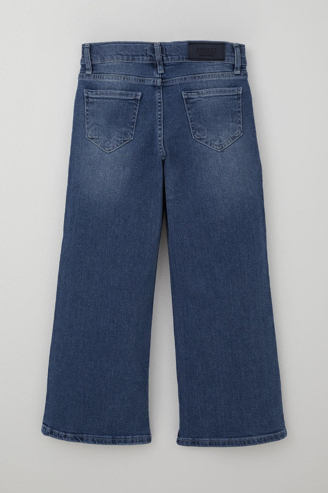 BRE Breeze Girl Child Jeans Pants with Butterfly Print Detail on Hem, 62 Years, Blue - Eisenach