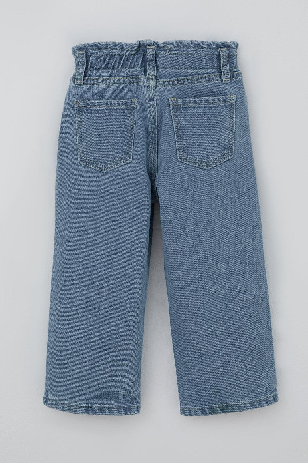 BRE Breeze Girl Child Jeans Pants with Daisy Embroidery Buttoned 1.5-5 Years, Light Blue - Harrisburg