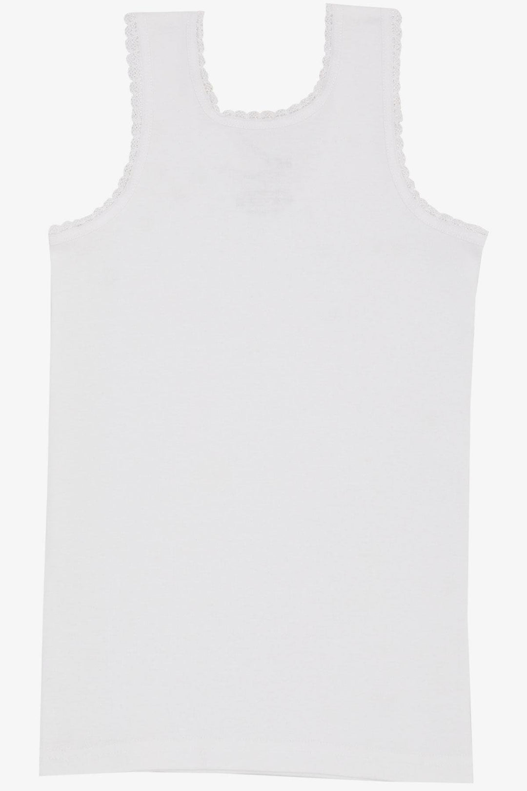 BRE Breeze Girl's Thick-Strapped Tank Top, 33 Years, White - Alcorcón