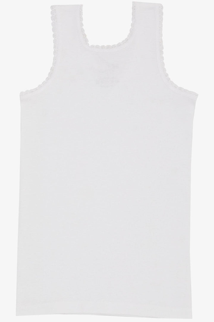 BRE Breeze Girl's Thick-Strapped Tank Top, 33 Years, White - Alcorcón