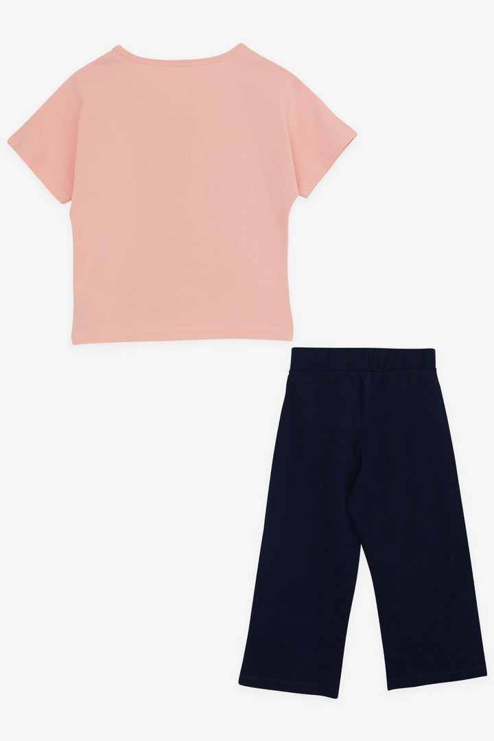 BRE Breeze Girl Capri Pants Set مطبوع 62 سنة، سلمون - كواوتيتلان