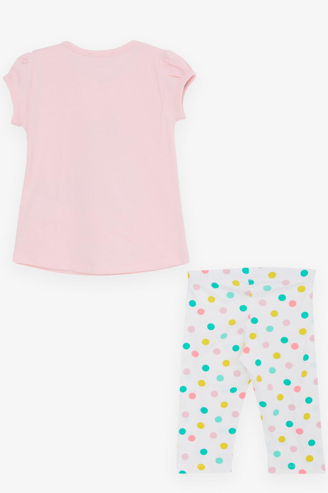 BRE Breeze Girl Child Capri Leggings Set Cute Little Friends Themed 1.5-5 Years, Pink - Xico