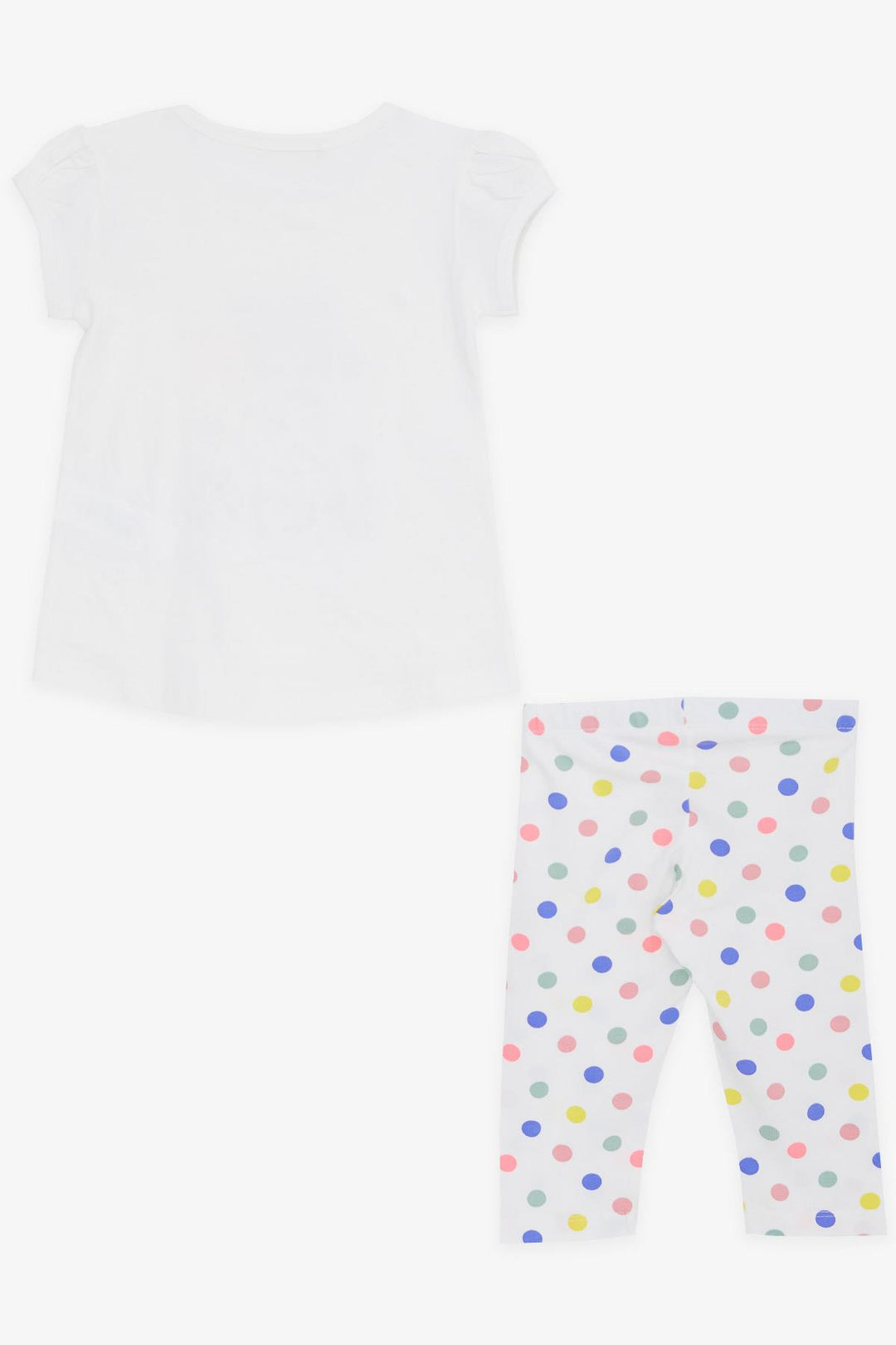 BRE Breeze Girl Child Capri Leggings Set Cute Little Friends Themed 1.5-5 Years, Ecru - Sutton in Ashfield