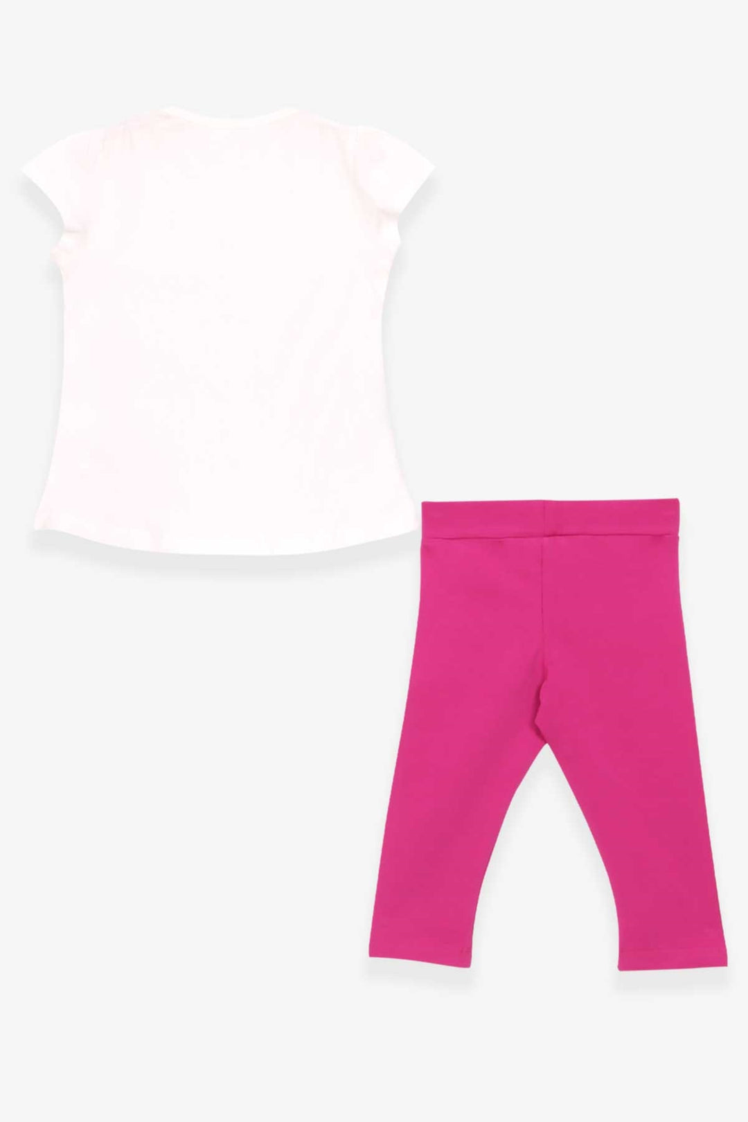BRE Breeze Girl Child Legging Set Printed with Cats 2-6 Years, Beige - San Donà di Piave